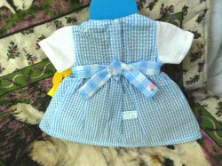 madeline 15 blue check dress bk